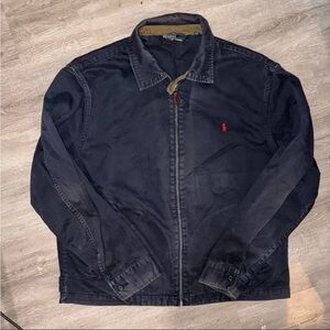 Polo Ralph Lauren Vintage Navy Large Pony Jacket Casual XL